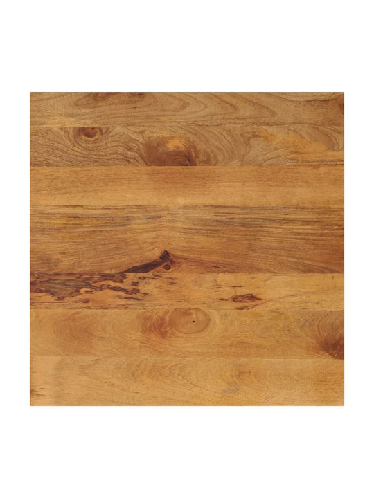 vidaXL Square Table Surface made of Solid Wood Mango 80x80x2.5cm 371610 1pcs