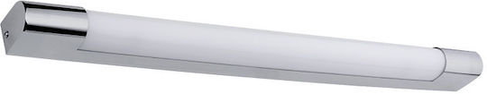 Elmark Leuchte Badezimmer mit Integrierter LED und Neutralweißes Licht Silber 60x40cm