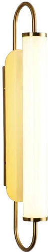 Elmark Lamp Wall with Integrated LED and Adjustable White Light Gold