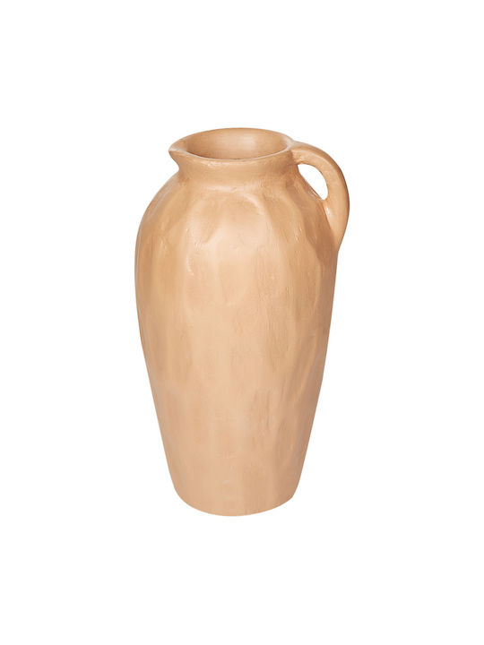 Beliani Decorative Vase Orange