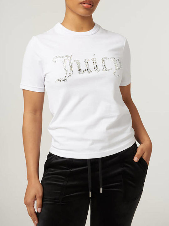 Juicy Couture Damen T-shirt White