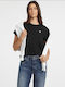Damen T-Shirt Black