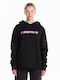 Women's Sweatshirt Hooded Black