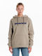 Long Women's Sweatshirt Hooded Green