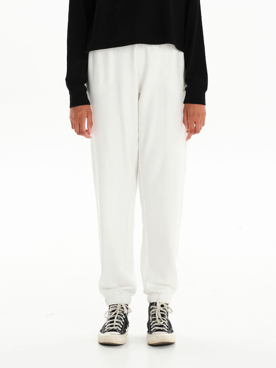 Emerson Women's Jogger Sweatpants White