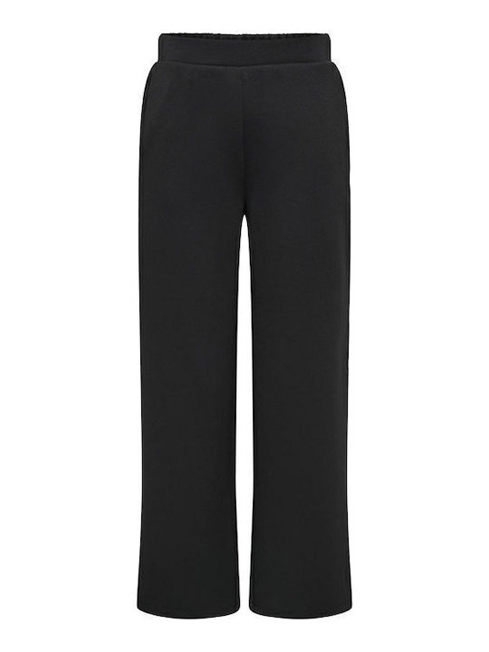 Only Sweatpants Flared Black