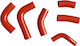 Silicone Hoses Honda CBR600RR 2005-2006 Red