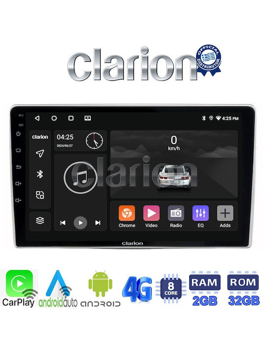 Clarion Car Audio System for Alfa Romeo Mito 2008> (Bluetooth/USB/WiFi/GPS/Apple-Carplay/Android-Auto) with Touch Screen 9"