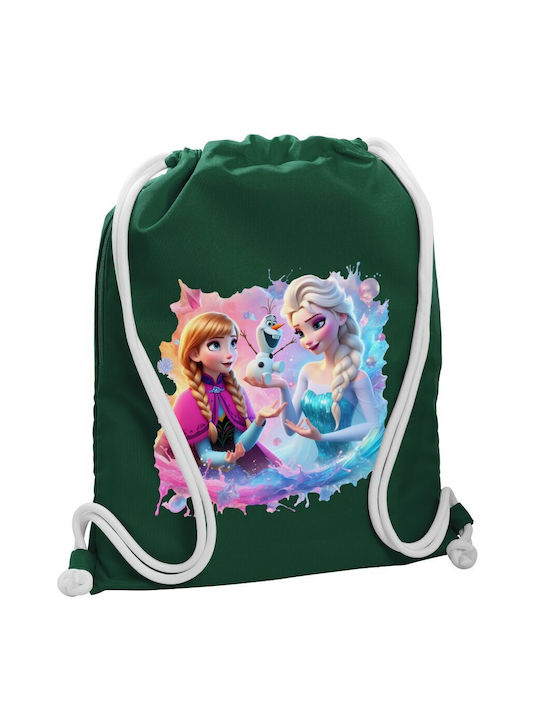 Koupakoupa Έλσα & Άννα Kinder Rucksack Rucksack Grün 48cmx40cmcm