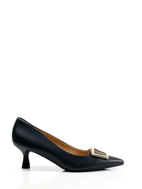 Ligglo Pointed Toe Black Heels