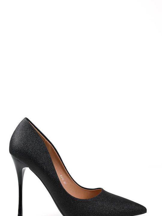 Ligglo Pointed Toe Black Heels