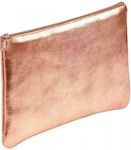 Cf Cuirise Leather Flat Pencil Case Bronze