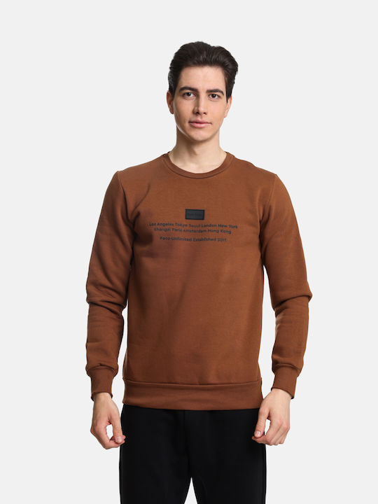 Paco & Co Herren Sweatshirt Camel