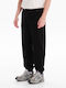 Sweatpants with Elastic Black