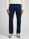 Daren Men's Jeans Pants Elastic with Regular Fit Dark Blue