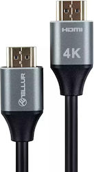 Tellur TLL312011 HDMI 2.0 HDMI male - HDMI male 3m Μαύρο