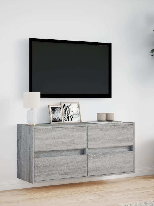 TV-Ständer Grau Sonoma M100xP31xH45cm