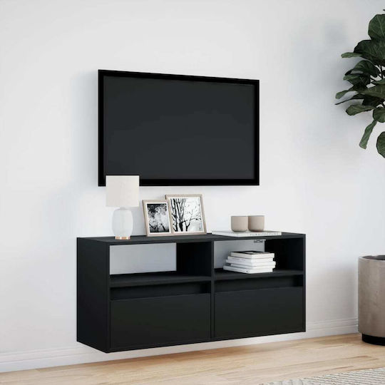 TV-Ständer Schwarz M100xP31xH45cm