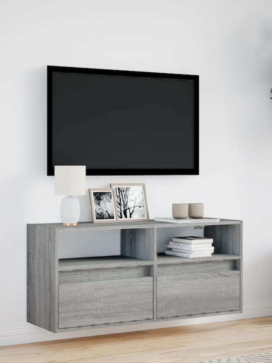 Stand TV Gri Sonoma L100xA31xÎ45cm