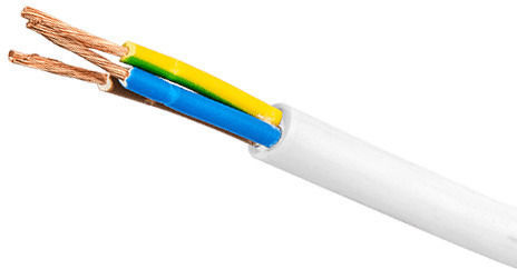 Elmark Power Cord Type NYL with Cable Properties 3x1mm² in Copper Colour 1m Flexible