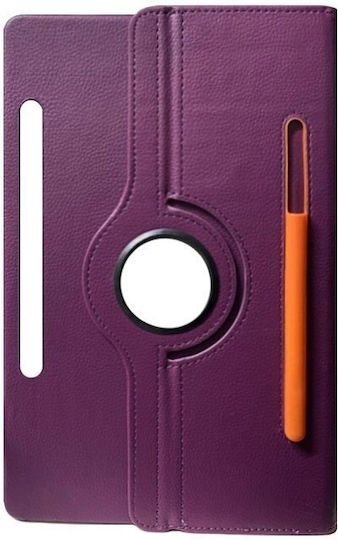 Flip Cover Rotativă Violet (Samsung T870, T875, X700 Galaxy Tab S7, S8)