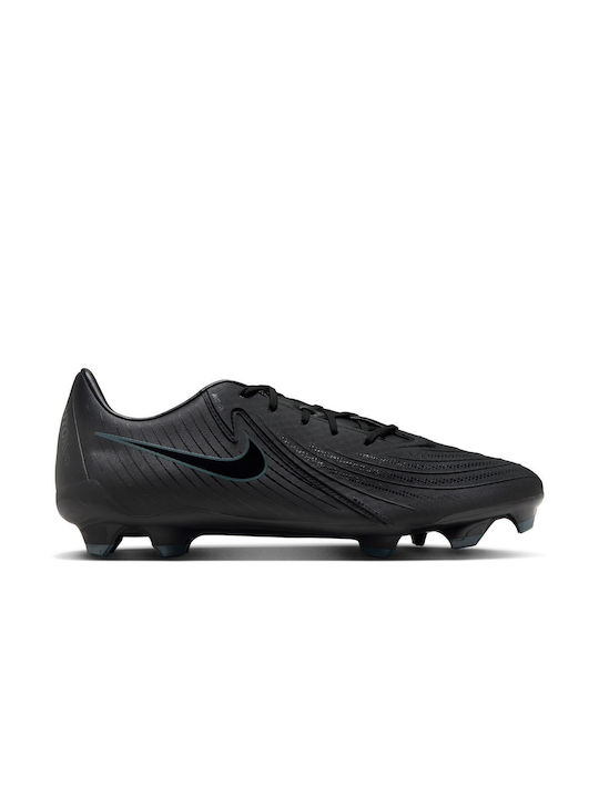 Nike Phantom GX 2 Academy MG Χαμηλά Ποδοσφαιρικά Παπούτσια με Τάπες Μαύρα