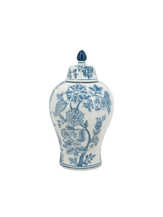 Artekko Decorative Vase Melania White 18x18x32cm