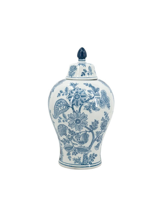 Artekko Decorative Vase Melania White 21x21x37cm
