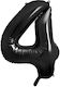 Ballon Nummer 4 Schwarz 86cm