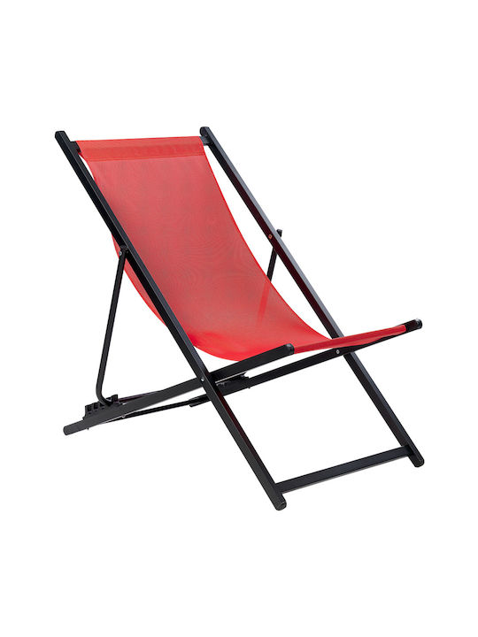 Σεζλόνγκ Ξύλινη Red 56x100x94cm Σεζλόνγκ Ξύλινη Red 56x100x94cm