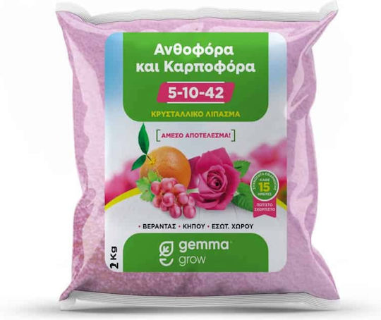 Gemma Crystalline Flowering and Fruiting Fertilizer "5-10-42" 500g