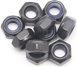 ProtonRC 10 Pcs M2 x 0.4mm Black Nylock Nuts Hex Nylon Insert Self Lock Nuts