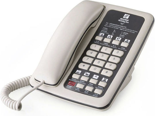 Corded Phone Office White