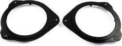 Car Speaker Adapter Rings Code 20.563 Audi A1 8x 2010-2018 Rear 165mm