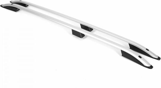 Premium Longitudinal Car Roof Bars for Opel Vivaro 2014-2019 Short Body Silver
