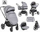 Cangaroo Christiano Бебешка количка 3 в 1 Сив 15кг