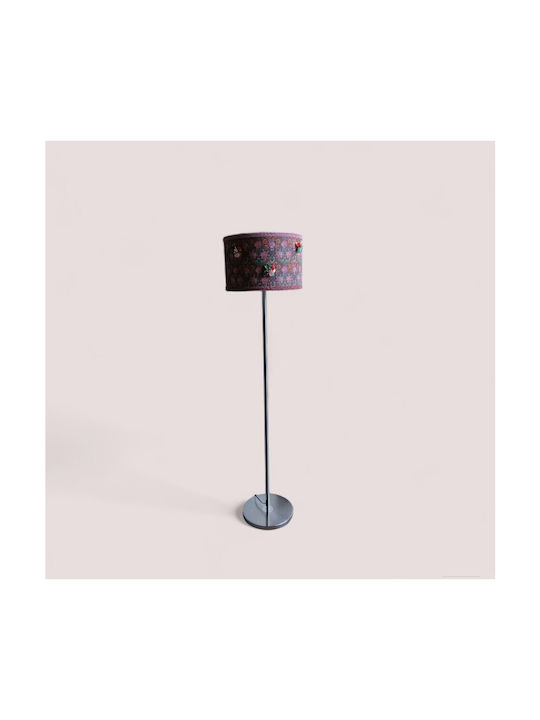Φωτιστικό Δαπέδου Retro Multicolour Flowers Μπουκέτα Λουλουδιών Διαστάσεις 1,65*35*20 Ε27
