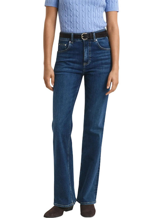 Gant High Waist Women's Jean Trousers Flared in...