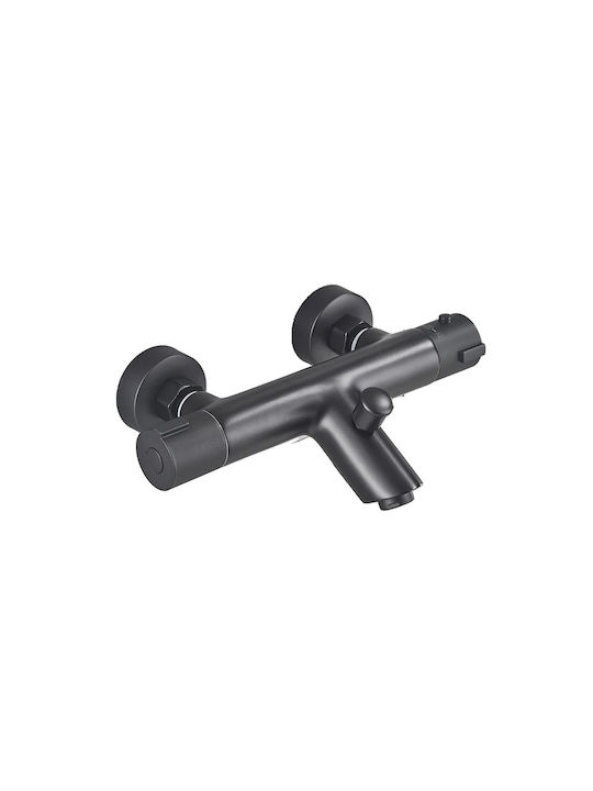 Mixing Shower Shower Faucet Thermostatic Black