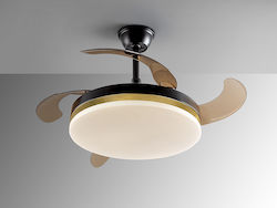 Vento 35cm με Φως Καφέ / Μαύρος Vento 35cm με Φως Καφέ / Μαύρος