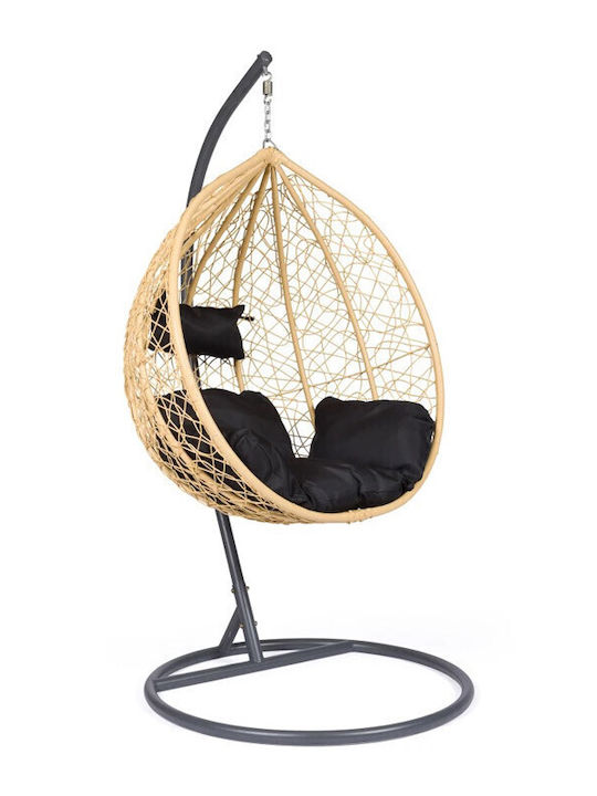 Siesta Κρεμαστή Κούνια Φωλιά με Μαξιλάρι Rattan...