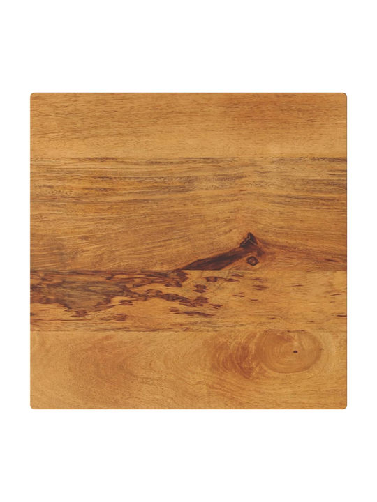 vidaXL Square Table Surface made of Solid Wood Mango 50x50x2.5cm 371586 1pcs