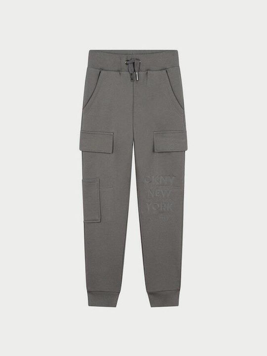 DKNY Copilăresc Pantalon de Trening Gri