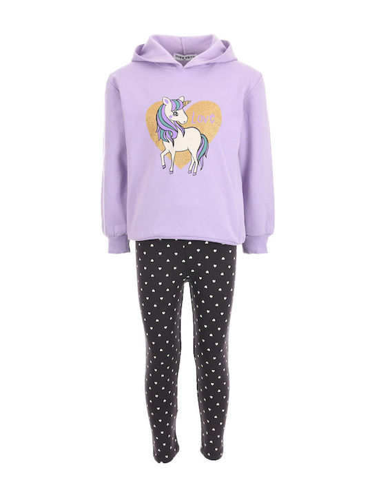 Evita Комплект Зима 3бр Lilac, Anthracite