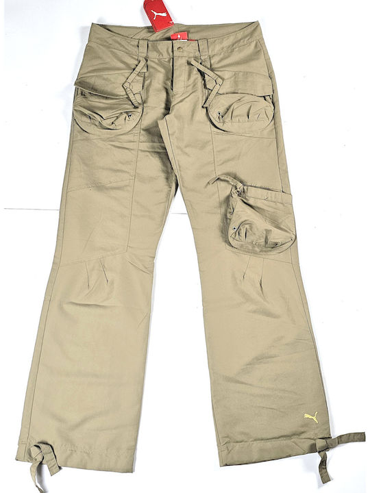 Dama Tesatura Pantaloni Covert Green
