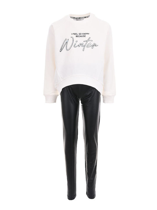 Evita Kinder-Set mit Leggings Winter 2Stück Ecr...