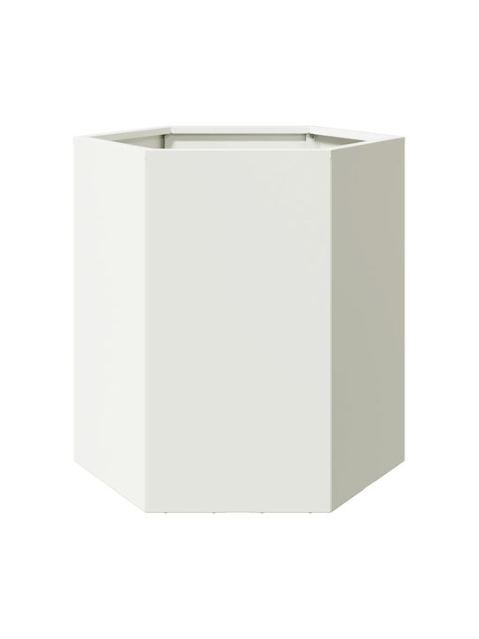 vidaXL Blumenkasten 46x45cm White 851110