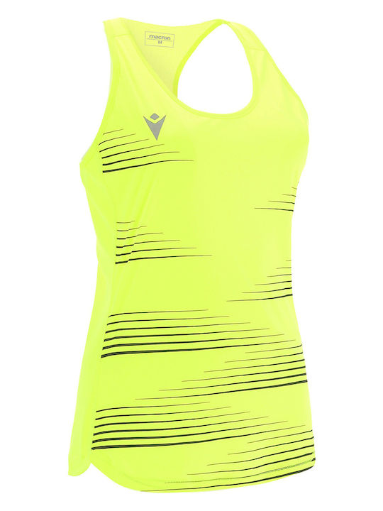Macron Singlet pentru Femei Bluză Neon Yellow/B...