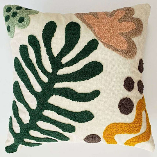 Aberto Design Perna De Canapea Din 100% Bumbac Multiverde 43x43cm