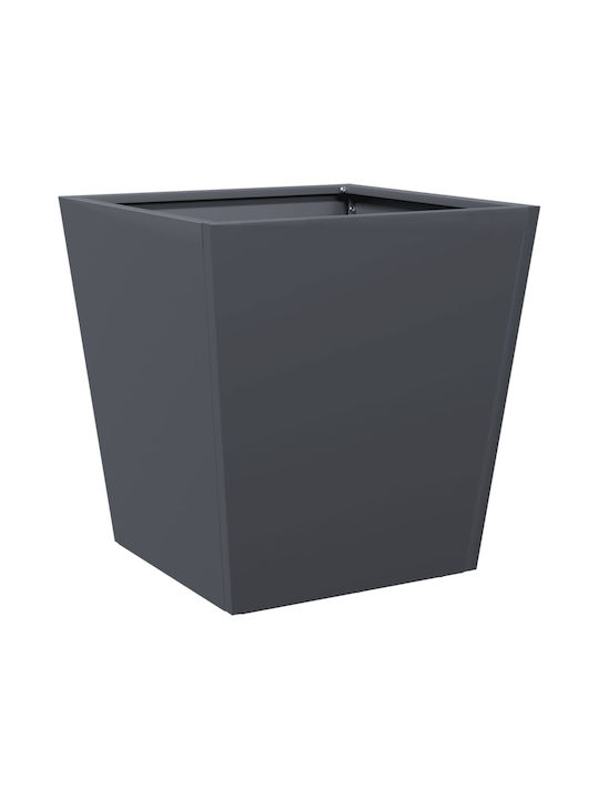 vidaXL Planter Box 40x40cm Cărbune de lemn 851056